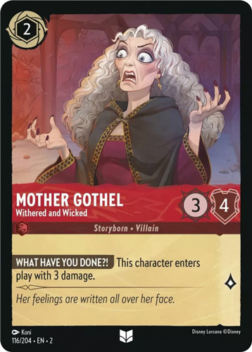Mother Gothel Withered and Wicked